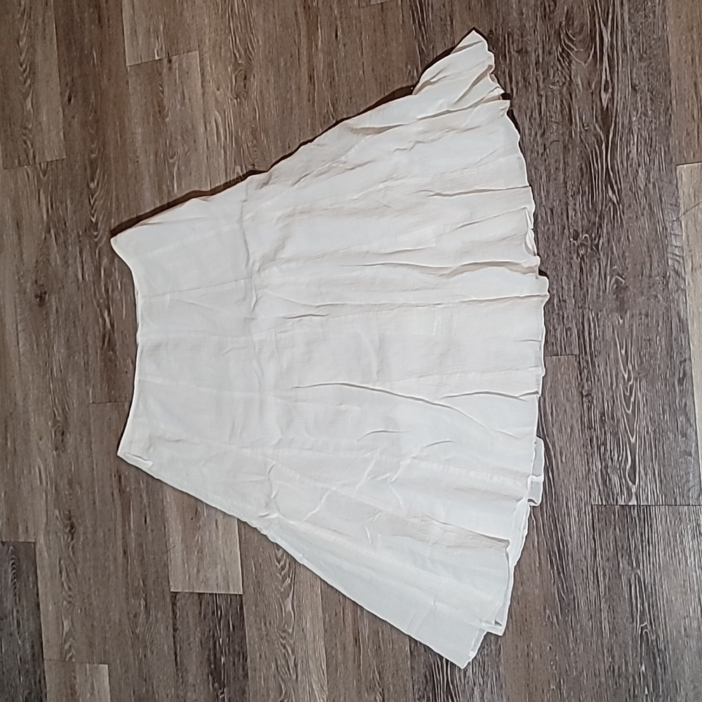 GNW Cream Maxi Skirt - Tiered A-Line
